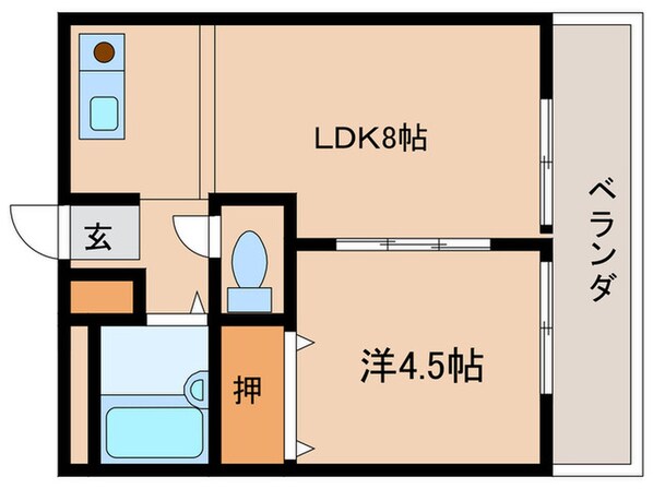 ラ．ポ－ルＴの物件間取画像